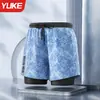 Bañadores para Hombre 2025 Nuevos Doble Capa Anti-Vergüenza Talla Grande Sueltos para Adulto Equipamiento Completo para Baños Termales y Playa