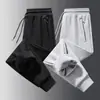 Pantalones Deportivos de Algodón Puro Talla Grande M-8XL para Hombre Otoño Invierno Engrosados con Felpa Ajuste Holgado Pierna Recta con Puño Casual Largos para Hombre