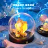 Nuevos artículos decorativos creativos para eventos: Kit de material para lámpara de noche de concha y erizo de mar, regalo de decoración para 520 parejas, venta al por mayor de producto terminado