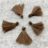 DIY Mini Borla de Algodón Colgante Oreja Ropa Joyería Pendientes Pendientes Pequeña Borla de Algodón Oreja Pequeña