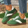 Zapatos de Entrenamiento Alemanes Tallas Grandes Transfronterizos para Mujer 2026 Otoño Invierno Nuevos Zapatos Planos Casuales Deportivos Versátiles Suela Gruesa Zapatos de Plataforma Talla Grande