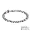 Pulsera Simple de Acero Inoxidable Estilo Hip Hop Callejero Coreano Nueva Moda Dominante Pulsera de Acero Titanio Joyería de Moda para Hombres y Mujeres