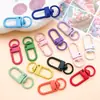 Fecho de Porta Pintado Cor de Macaron Fivela de Mola Pingente de Chaveiro Liga Metálica Anel Colorido Peças de Acessório DIY para Bolsa