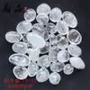 Piedras Trituradas de Cristal Natural Cristal Blanco Piedras Pequeñas Transparentes Piedras Desmagnetizadoras Maceta Paisajismo Piedras de Fondo para Acuario Ofrendas a Buda Adornos