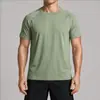 Camiseta de secado rápido para hombre transfronteriza, corte holgado, absorbe la humedad, transpirable, adecuada para correr, fitness, actividades al aire libre, deportes, hogar y uso casual
