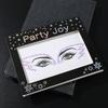 Calcomanías de Tatuajes Temporales Transfronterizos con Calcomanías para Cejas sin Pegamento, Calcomanías para Ojos, Calcomanías Faciales para la Frente, Calcomanías Autoadhesivas de Resina para Maquillaje de Ojos de Mariposa