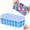 Verão Amazon Hot-selling Novo 37 Quadrado com Favo de Mel Fábrica Spot Silicone Cover Multi-camada Honeycomb Silicone Ice Bandeja