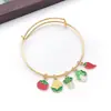 Venta Caliente Transfronteriza Serie de Frutas y Verduras Amuletos de Aceite Gotas Accesorios de Joyería de Aleación DIY Colgantes para Collar Pulsera Pendientes