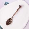 Cuchara de Piedra Bruta de Cristal Natural Cuchara Mezcladora Tallada Vintage Accesorios para Juego de Té Cuchara de Postre Artesanías de Cristal Venta al por Mayor
