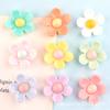Flor de Cinco Pétalos Accesorios de Resina DIY Harajuku Crisantemo Pequeño Girasol Agujero Parche para Zapato DIY Horquilla Accesorios para el Cabello