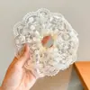 2025 Nuevo Lazo para el Cabello de Intestino Grueso Cuerda para el Cabello de Mujer Lazo para el Cabello de Tacto de Alta Gama Lazo Elástico para el Cuero Cabelludo Flor de Cabello Fresca y Dulce Accesorios para el Cabello Accesorios para el Cabello