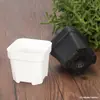Suprimentos de Jardinagem Vaso de Flores de Plástico Jardim de Varanda Vaso de Flores de Canto Arredondado Vaso Espessado Fosco para Plantas Vaso Quadrado Vaso Quadrado para Suculentas