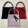 Bolsillo de Terciopelo Lisi en stock Bolso de Mano de Terciopelo Verde Oscuro Empaque de Regalo Cosmético Instrumento de Belleza Bolsa de Terciopelo