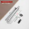 Fechador de Porta de Aço Inoxidável Doméstico Invisível Luz de Porta Silencioso Simples Mola Fechador Automático de Porta Ajustável
