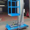 Plataforma de trabajo aéreo, elevador móvil, carretilla elevadora hidráulica eléctrica pequeña, plataforma elevadora de aleación de aluminio