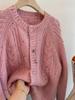 Recomendado para auto-uso ~ cárdigan abrigo de suéter de terciopelo de mapache con lentejuelas grises para mujer nuevo de otoño e invierno 2024