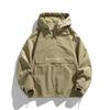 NASA Primavera Cor Sólida Estilo Japonês Retrô Solto Pulôver Jaqueta Roupa de Corrida Masculina Roupa de Trabalho Jaqueta com Capuz Tendência