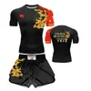 Uniforme de Entrenamiento de Lucha Freestyle para Niños, Artes Marciales Mixtas, Conjunto de Artes Marciales para Niños, Traje de Boxeo con Logo Impreso