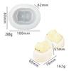 Molde de Silicona para Apretar Dibujo Animado Cachorro Bizcocho Animalito Muñeca Linda Forma de Animal Galleta Tostada DIY Molde de Silicona para Apretar