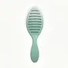 Pente para Cabelo com Gradiente Fosco Elástico, Vazado, Suave, Pegada Antiderrapante, Confortável para Uso Prolongado, Cuidado Suave com os Cabelos, Pente para Cabeleireiro Caseiro