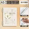 Lote Misto [Fichário de Folhas Soltas] Mengjin] Refil de Reposição para Fichário de Folhas Soltas, Fosco B5, Padrão Diagonal A5