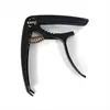 Aleación de zinc Clip de cejilla para guitarra empaque en blíster función de pelacuerdas Capo universal para guitarra multicolor opcional
