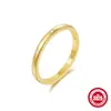 Anillo de plata de ley S925 europeo y americano más vendido para mujer, diseño artístico de tallado, diamante, anillo liso clásico, anillo para dedo de comida para uso diario