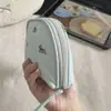 Nueva Bolsa de Maquillaje con Cachorro 'Buenos Días' para Mujer, Bolsa de Almacenamiento Portátil de Gran Capacidad para Viaje para Cámara CCD, Cables de Datos y Cosméticos