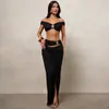 Traje de baño de dos piezas 2026, Bikini sexy, Conjunto de tres piezas, Nuevo estilo europeo y americano, Bikini de traje de baño de playa con falda larga