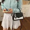 2026 Nova Bolsa Transversal Feminina Estilo Coreano Simples Casual Moda Texturizada Color-Blocking Tendência Ombro Único Transversal Bolsa de Mão