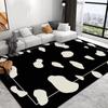 Moderna y ligera, de lujo, para sala de estar, dormitorio, mesita de noche, sofá, mesa de centro, terciopelo de cristal