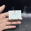 Pendientes Geométricos de Estilo Casual para Mujer Diseño Original Galvanizado Ecológico Aguja de Plata S925 Tienda Compra al por Mayor Accesorios