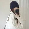 Gorro de Punto Cálido con Lazo Dulce y Lindo para Mujer Otoño/Invierno 2026 Gorro de Lana Holgado