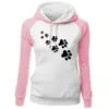 Comercio exterior otoño e invierno callejero casual versátil moda personalidad estampado sudadera con capucha manga regular sudadera para pareja
