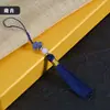 Estilo Antiguo Esmalte Trenzado Nudo Chino Borla Colgante Marcapáginas Accesorios para Ropa Linterna Pequeña Colgante Pequeño