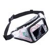 Personalizado ao ar livre esportes fitness viagem saco de armazenamento de grande capacidade simples moda correndo crossbody pvc saco de cintura transparente