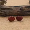 Escrituras Talladas de Madera de Águila Sándalo Rojo Ruyi Auspicioso Cubo Xiangyun Cuentas DIY Cuentas Budistas Accesorios de Joyería