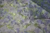 Barroco dorado brillante estilo corte jacquard floral tela flores grandes tridimensionales flores densas vestido de noche traje cortavientos moda