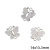 Aleación Estilo Chino Nuevo Separador de Tres Vías Perla Redonda Flor Mariposa Corazón Pequeño Colgante Hecho a Mano DIY Pulsera Collar Accesorios
