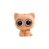 Talla de madera de Thuja, ojos grandes, ojos de estrella, gato, creativo, lindo, mascota, gato de la suerte, bricolaje, bolso, llavero, colgante, accesorios