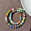 Venta Caliente Transfronteriza Cuentas de Vidrio Mil Flores 8m Perforadas Flor Individual Cuentas Semiacabadas con Cuentas Accesorios de Joyería Hechos a Mano DIY