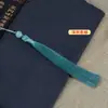 Franja de Borla de Seda de Gelo de Ponta Fechada de 13cm Sachet para Hanfu Bolsa de Fragrância Acessório Decoração de Roupa Pingente de Borla