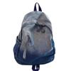 Mochila Casual Popular de Mezclilla para Estudiantes Estilo Japonés Mochila de Mezclilla Lavada Vintage Bolsa de Gran Capacidad