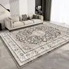 Alfombra persa transfronteriza Alfombra de terciopelo marroquí para sala de estar y dormitorio, Cobertura total, Estilo étnico vintage, Etiqueta Temu Dropshipping