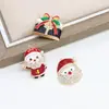 Série de Natal Daiyi Caixa de presente Papai Noel acessórios de liga DIY acessórios para cabelo roupa pulseira pingente pingente
