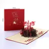 Li Dao Creativa Tarjeta de Felicitación Estéreo 3D Tarjeta de Animal Hecha a Mano para Niños Venta al por Mayor Nuevo Dragón Estéreo