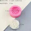 Molde de Silicona de Flor, Molde para Velas Hechas a Mano, Molde de Rosa Resistente a Altas Temperaturas, Herramienta de Repostería para Chocolate de Grado Alimenticio
