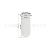 Adecuado para decoración de cubierta de parachoques BMW clip de insignia de cubierta de parachoques 51140025-059, 51147955526