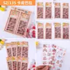 Sz/135 Feishino 3 Hojas 48 Piezas En Caja Pegatinas Creativas para Cuaderno Pegatinas Lindas Transparentes de Corazón Girly de Zamo para Cuaderno