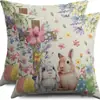 Fundas de Almohada Nórdicas de Pascua Más Vendidas Transfronterizas para Sofá, Dormitorio, Decoraciones de Oficina, Fundas para Cojines